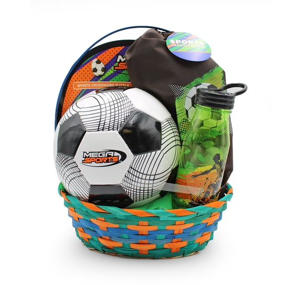 Boys Soccerball with Bag Prefilled Easter Basket, by Megatoys