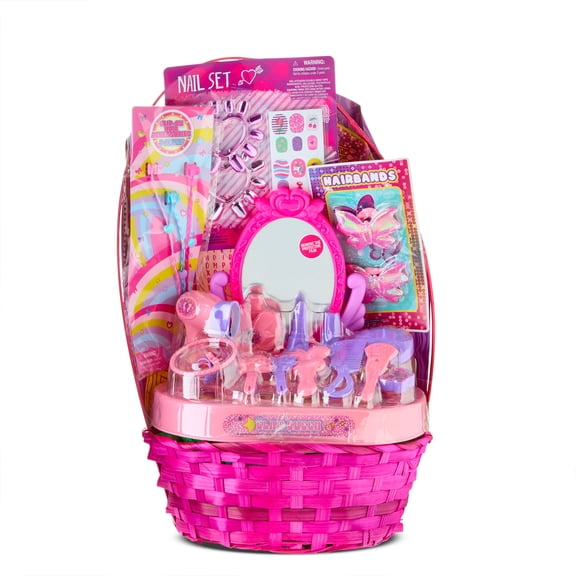 Girls Hair Salon Prefilled Easter Basket, by Megatoys