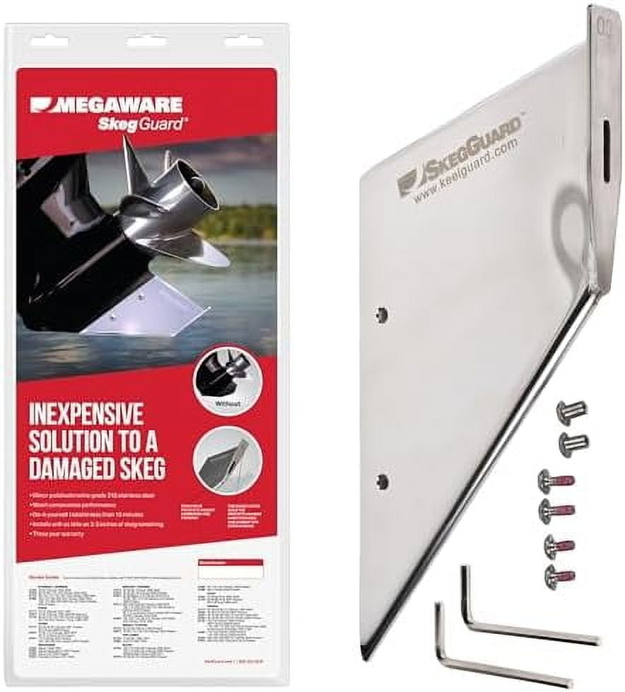 Megaware SkegGuard 27413 with Drain Hole - Protects Against Ramp ...