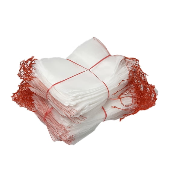 Meggemo 10 Pcs Plant Protection Net Bags Breathable Nylon Plant Netting Bags for Fruits Vegetables Flowers Protection Against Birds Insects Outdoor Garden Supplies