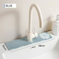 thumbnail image 1 of Meggemo 10x38cm Silicone Faucet Splash Pad Anti Slip Water Absorbent for Kitchen Sink Countertop Splash Protection, 1 of 8