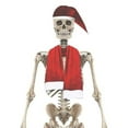 thumbnail image 1 of Meggemo 12ft Giant Skeleton Santa Claus Set with Christmas Hat and Scarf winter Holiday Decor Winter Outdoor Indoor Home Decoration, 1 of 8