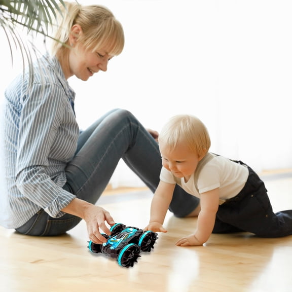 Meggemo 2.4GHz RC Stunt Car - 360° Rotation & Gesture Induction, Indoor/Outdoor Dance Toy with Durable Build, Perfect Holiday/Birthday Gift