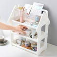 thumbnail image 1 of Meggemo 3 Tier Kitchen Countertop Spice Rack House Shaped Design Compact Organizer for Seasonings Jars Bottles Home Kitchen Storage, 1 of 3