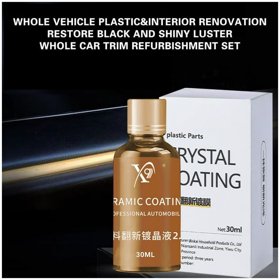Meggemo 30ml Car Headlight Restoration Fluid Removes Yellowing Scratches Restores Clarity Improves Visibility Easy to Apply Long Lasting