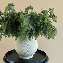 Meggemo Artificial Pine Needle Cypress Stems Decorative Greenery Faux Landscape Plants For Christmas Wreaths Arrangements Holiday Decor