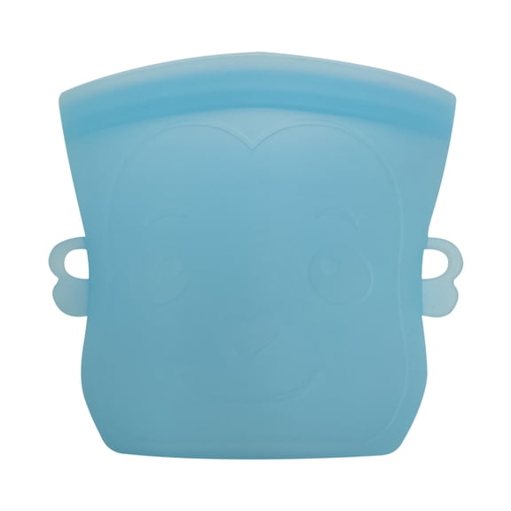 Meggemo Cartoon Silicone Food Storage Bags Reusable Airtight Seal Pouches BPA Free Design for s Snacks Fruits Vegetables Kitchen Organization Tidy