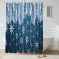 thumbnail image 1 of Meggemo Christmas Printed Shower Curtain 35.4x70.9 Inch Water Resistant Bathroom Decor for Holiday Home, 1 of 6