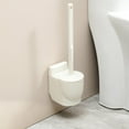 thumbnail image 1 of Meggemo Creative Toilet Brush with Holder Compact Space Saving Design Sturdy Bristles for Bathroom Cleaning Modern Decor, 1 of 6