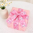 thumbnail image 1 of Meggemo Easter Ribbon Bunny Egg Satin Edge Strip Craft Gift Wrapping Decorative Bow Trim Floral Arrangement Spring Holiday Party Supply, 1 of 6