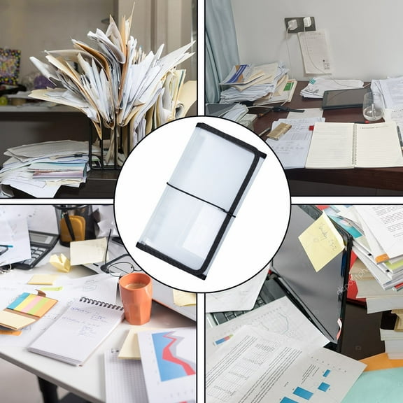 Meggemo File Classification Folder Durable Paper Organizer for Documents Receipts Reports Office School Home Use Labeled Dividers for Easy Sorting