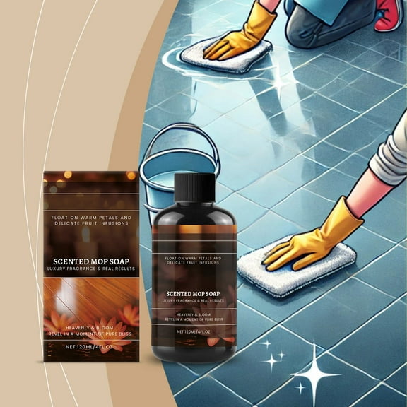 Meggemo Floor Cleaner Powerful Formula Cleans Dirt Grease Stains from Hardwood Tiles Floors Leaves Shine Fresh Scent Safe for All Flooring Types