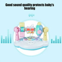 Meggemo Gift Multi-Function Electronic Organ Rattle - Early Education Toy with Storytelling Features, Combines Sound, Movement and Learning for Engaging Play