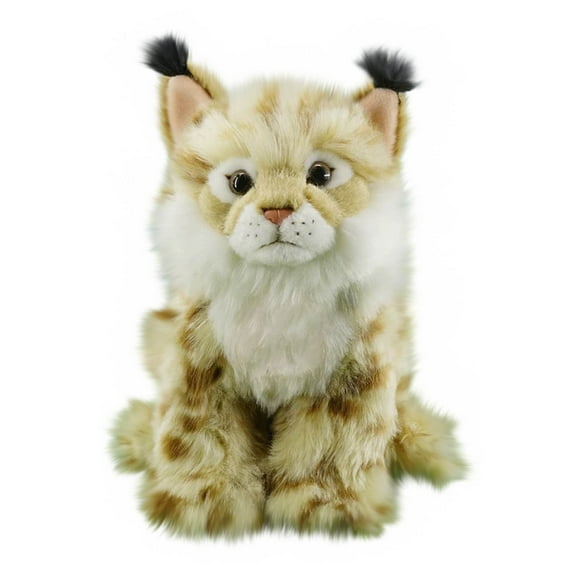 Meggemo Gift Realistic Lynx Stuffed Animal - Soft Plush Toy, Adorable Gift for Animal Lovers & Home Decor