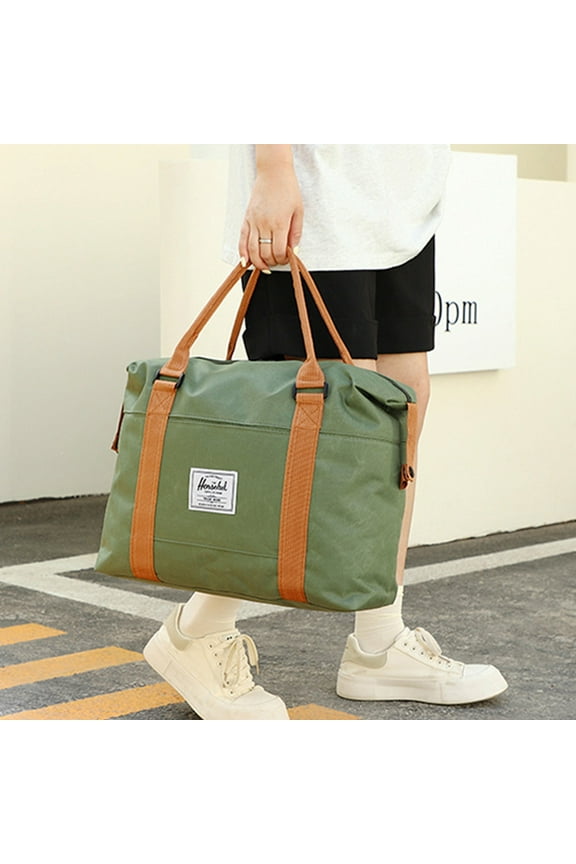 Large Capacity Travel Bag Waterproof Luggage Tote for Short Trips Weekend Getaways Carry Clothes Toiletries Travel Essentials Tidy