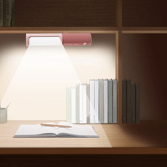 Meggemo Magnetic Adsorption LED Reading Light USB Rechargeable Dimmable Handheld Night Light for Learning