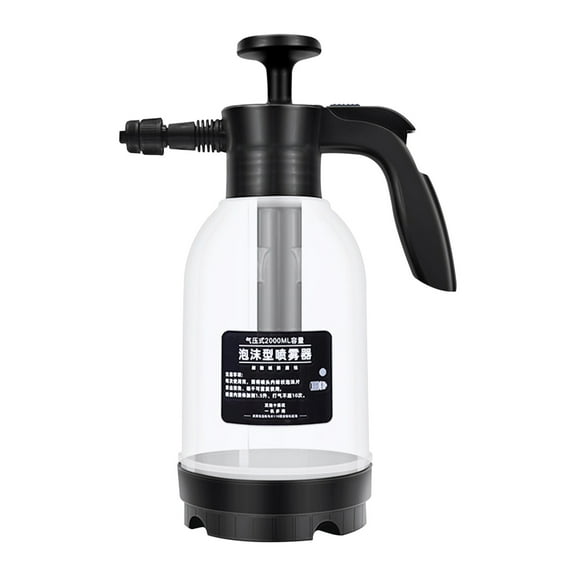 Meggemo Manual Pressure Spray Bottle 2L Hand Pressure Sprayer Large Capacity Spray Bottle for Home Garden Watering Plants Cleaning Disinfecting Indoor Outdoor Use