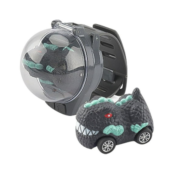 Meggemo Mini Alloy RC Dinosaur Watch Toy - Remote-Controlled Racing Car Design, Ideal for On-the-Go Play & Holiday Gifting for All Ages