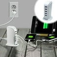 thumbnail image 1 of Meggemo Multi Interface USB Charger 20W Fast Charging 5 USB Sockets 5V4A Desktop Stand Multifunctional Charger, 1 of 6