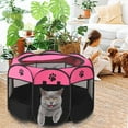 thumbnail image 1 of Meggemo Octagon Pet Playpen Tent Style Pet Cage Soft Fabric Breathable Design Spacious Play Area for Dogs Cats Indoor Outdoor Use Pet Containment Accessory, 1 of 6