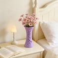 thumbnail image 1 of Meggemo Plastic Porcelain Plum Blossom Vase For Living Room Bedroom Table Flower Arrangement Centerpiece Decor Purple, 1 of 6