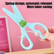 Meggemo Plastic Scissors,Pre-Training Scissors With Easy Grip - Toddler Safety Scissors For Crafting