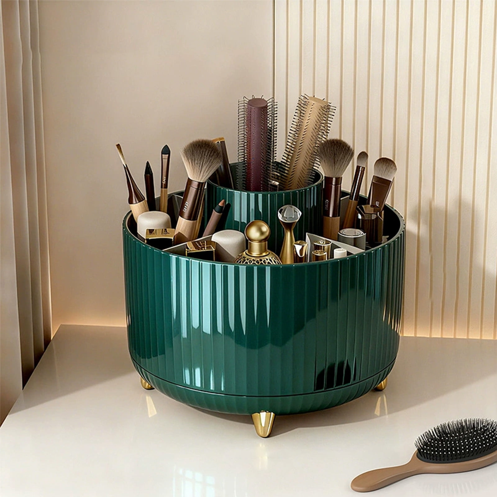 Meggemo Rotating Storage Organizer Turntable for Kitchen Counter Spice ...