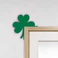 thumbnail image 1 of Meggemo Saint Patricks Day Wooden Corner Decoration for Door Frame Wall Accent Holiday Home Decor with Shamrock Design, 1 of 4