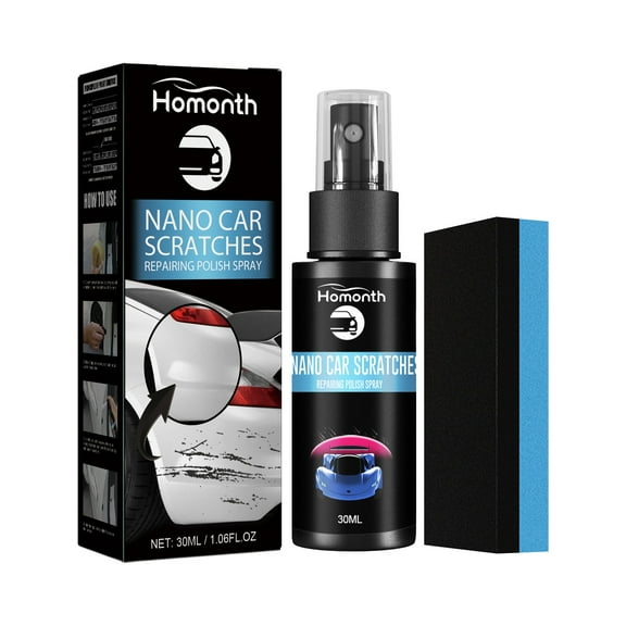 Meggemo Scratch Repair Spray Effective on Minor Scratches Swirls for Cars Furniture Surfaces Restores Shine Easy to Apply Long Lasting Protection