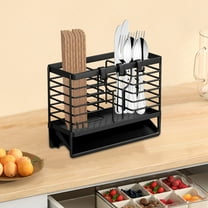 Meggemo Small Dish Drain Rack Compact Kitchen Organizer for Plates Bowls Cutlery Countertop Drainage Rack Home Tidy Storage Solution