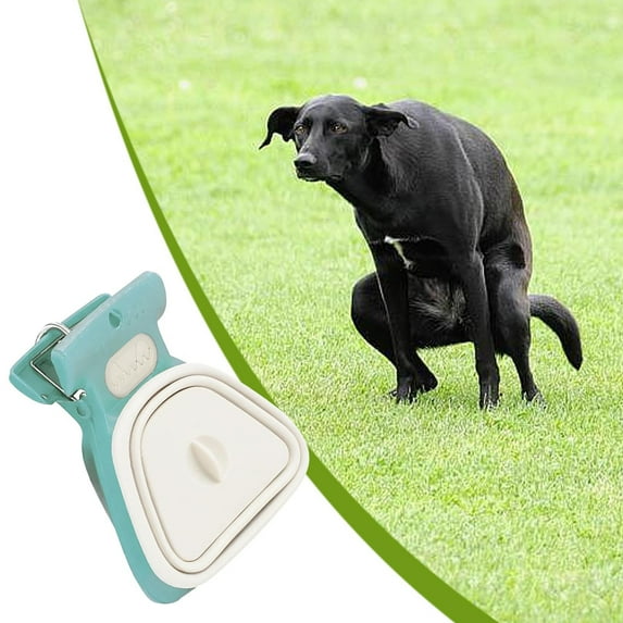 Meggemo Small Size Pet Pooper Scooper for Dogs Cats Portable Lightweight Design for Indoor Outdoor Waste Cleanup Hygienic Pet Sanitation Accessory