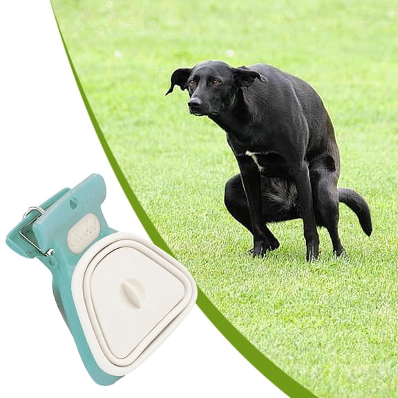 Meggemo Small Size Pet Pooper Scooper for Dogs Cats Portable Lightweight Design for Indoor Outdoor Waste Cleanup Hygienic Pet Sanitation Accessory