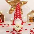 thumbnail image 1 of Meggemo Valentine's Day Red Heart Gnome Doll Romantic Home Tabletop Ornament Cute Decor for Living Room Bedroom Festival, 1 of 8