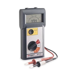 Megger Battery Operated Megohmmeter,1000VDC MIT210