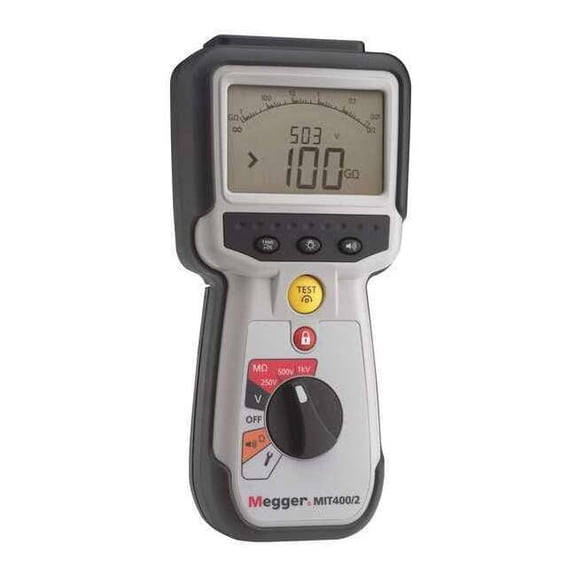 Megger Battery Operated Megohmmeter,1000VDC MIT400/2