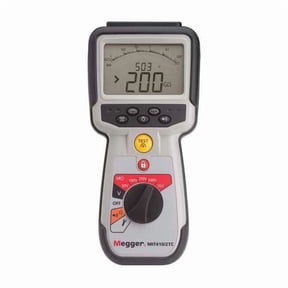 Megohmmeter,1 mA to 2 mA,10 mV,Handheld MIT410/2