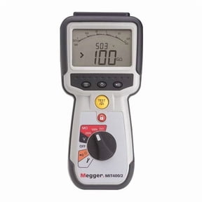 Megohmmeter,1 mA to 2 mA,10 mV,Handheld MIT420/2