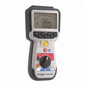 Megger Battery Operated Megohmmeter,1000VDC MIT430/2