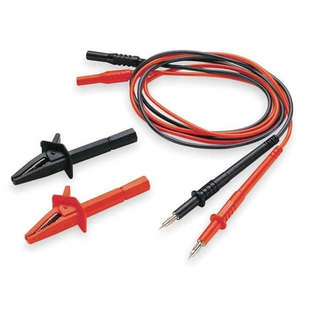 Megger Test Lead Set, Black/Red 1014-293