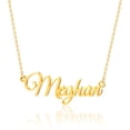 thumbnail image 1 of Meghan Name Necklace Personalized, Gold Plated Custom Name Necklace Charm Jewelry Gift for Women, 1 of 5