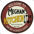 thumbnail image 1 of Meghan's Kitchen 12" Round Metal Sign Bar Game Room Wall Déco 200120040442, 1 of 1