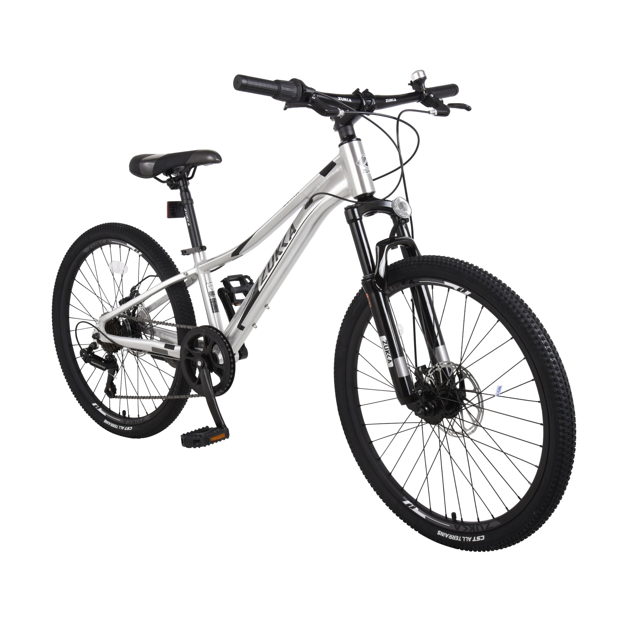 suikamanHARO 24インチ FRIGHTLINE 外装7段ギア Meghna 7-Speed Mountain Bike for Girls Boys 24 inch Shimano Kids