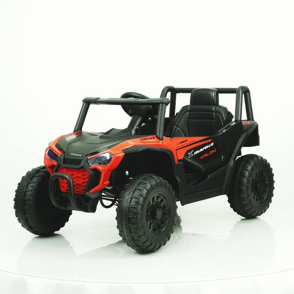 Meghna Electric UTV Car for 3-6 Years Old Ride-on Car with Remote Control 12V Powered Toy Car Red