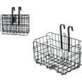 thumbnail image 1 of Meghna Front Bike Baskets Black Metal Detachable and Adjustable Height Front Handlebar Bicycle Basket for Unisex Adult Women, 1 of 7
