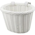 thumbnail image 1 of Meghna Mini Bike Basket White Woven fit for Kids' Handlebar and Scooter Gifts, 1 of 8