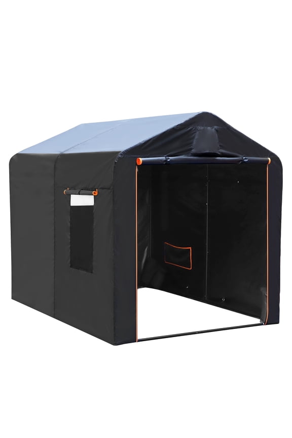 Pop Up Canopy Tent Waterproof with 4 Side Wall Outdoor Shelter for Camping Bike Cover Easy Assemble