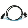 Megngio Mini SAS Cable 4 SATA to 4 SATA Straight Curved Cable 6Gbps