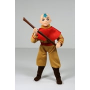 Mego Avatar The Last Airbender Aang 8” Action Figure Set with Cloth Outfit, 2 Pieces