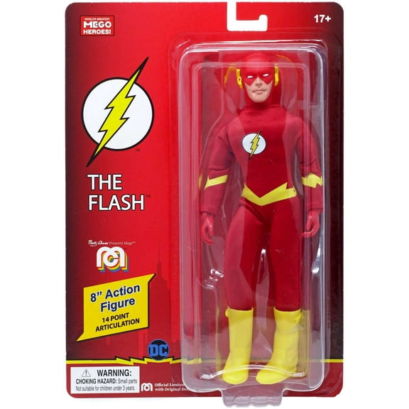 Damaged Package Mego DC Wave 12 - Flash 8" Action Figure