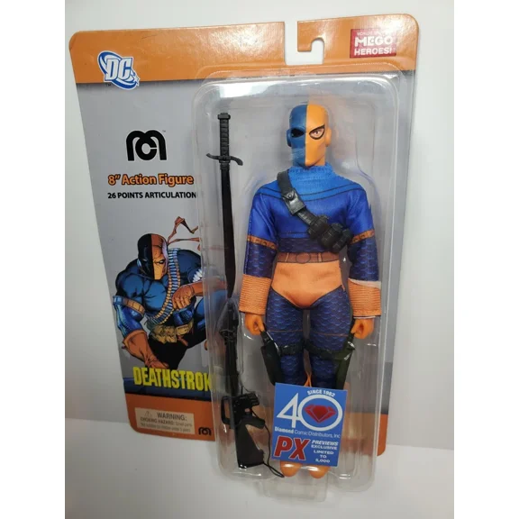 Mego Deathstroke 8-Inch DC Heroes Action Figure PX Previews Exclusive x3